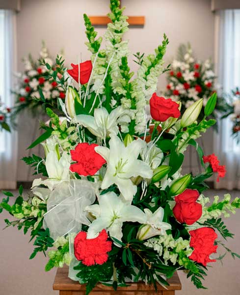 Centre funerari lilium i roses